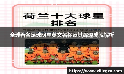 全球著名足球明星英文名称及其辉煌成就解析
